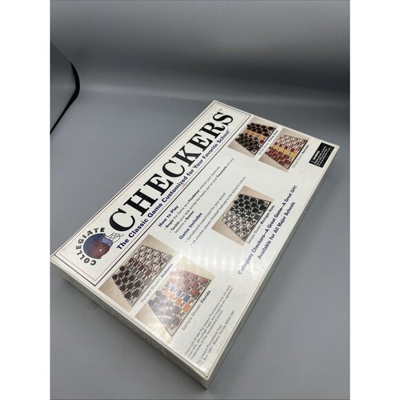 1984 Nebraska Cornhuskers Collegiate Checkers Set Game Man Cave NE Unopened* - Picture 4 of 8